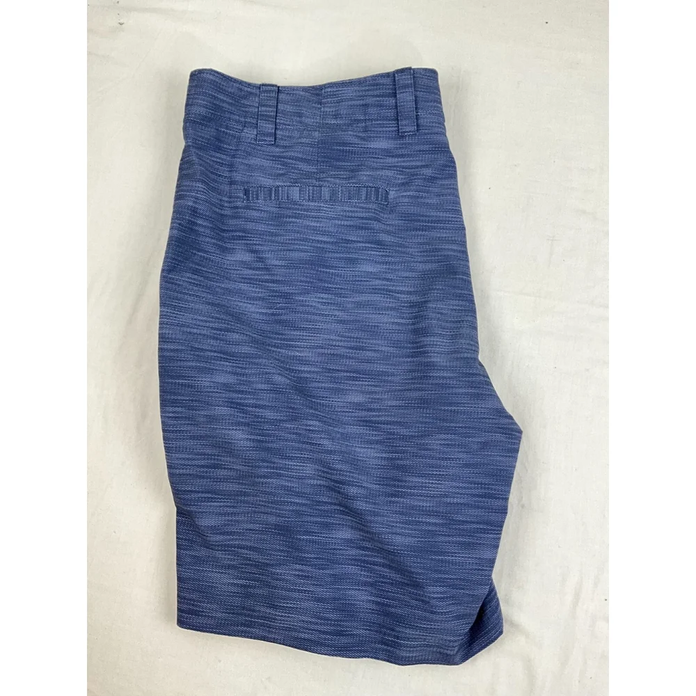 Men’s Callaway Performance Flat Front Stretch Chino Golf Shorts Size 40 Blue EUC
